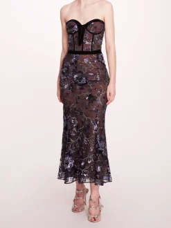 Climbing Vines Midi Dress
