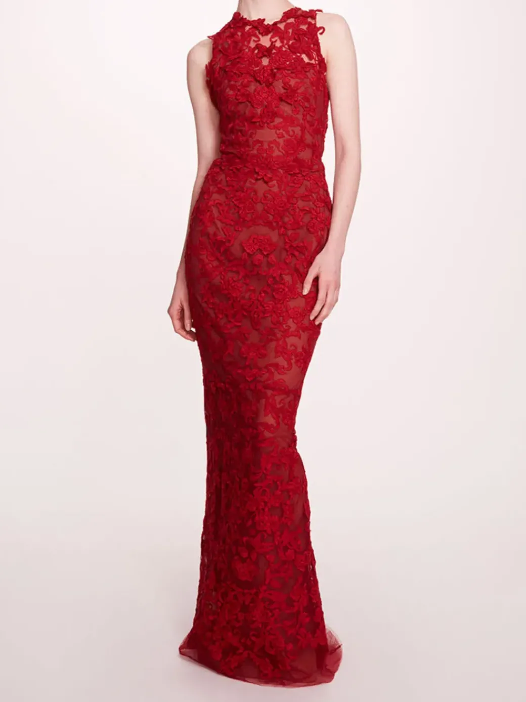 Corded Column Gown