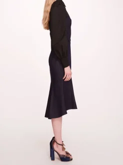 Denim Poplin Shirt Dress