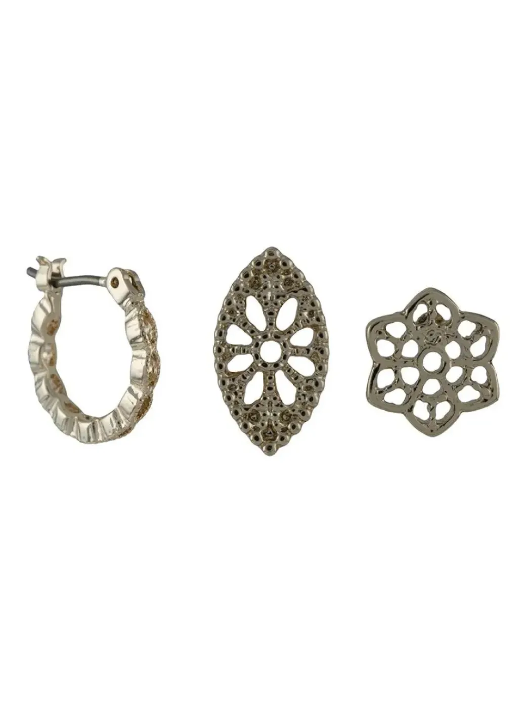 Floral Trio Earrings Set