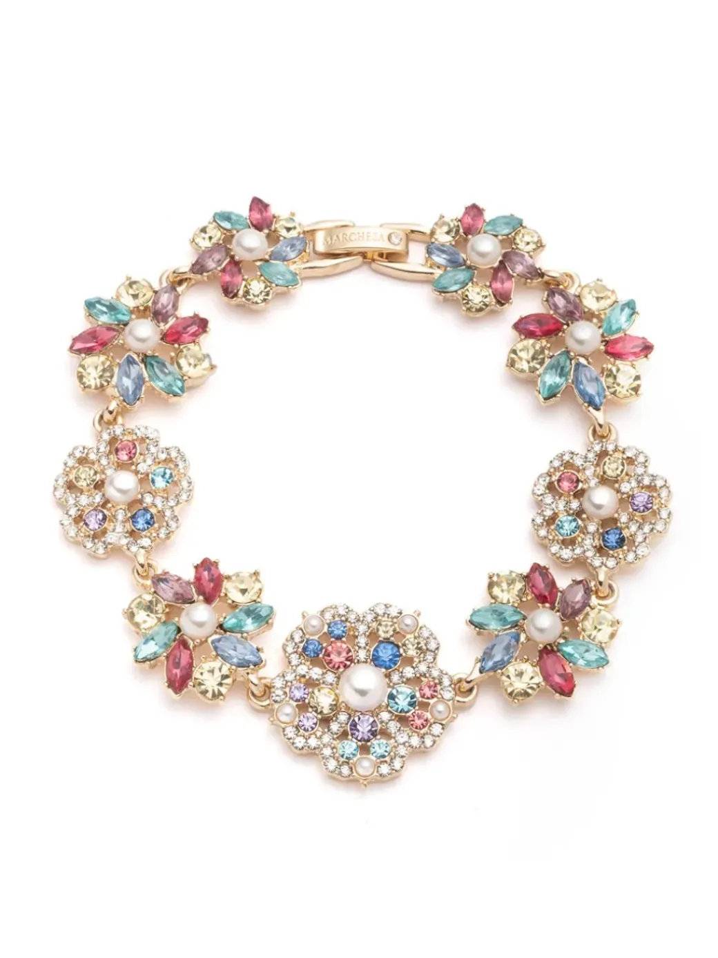 Multi Fresh Floral Bracelet