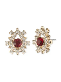Poised Button Earring