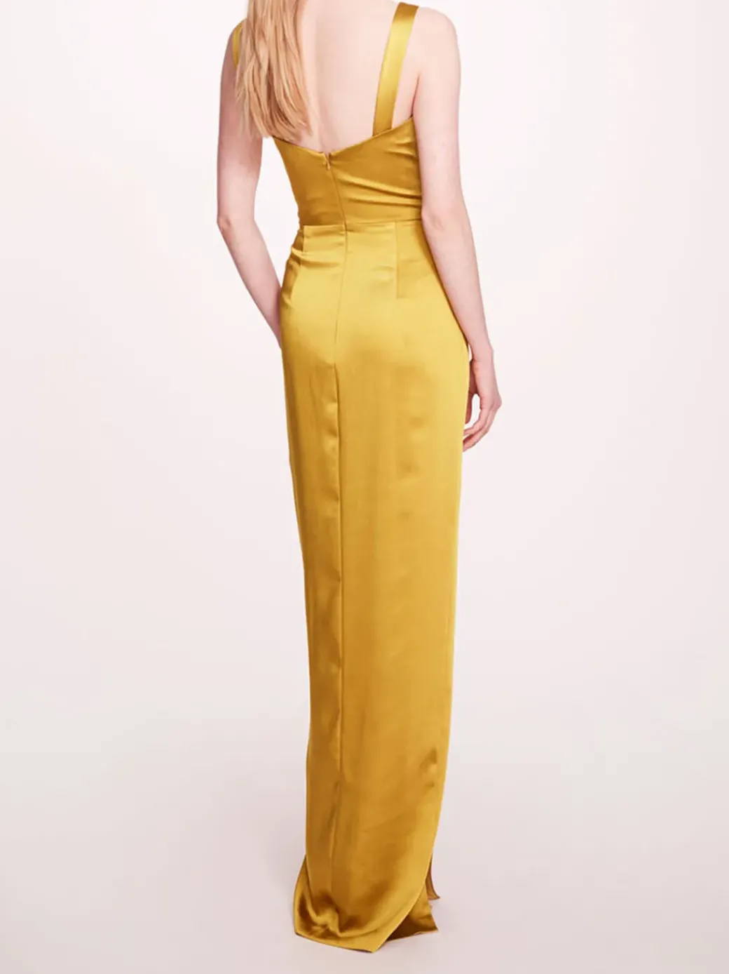 Satin Bustier Gown