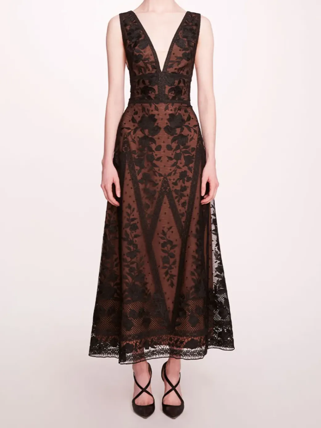Spear Garden Midi Dress