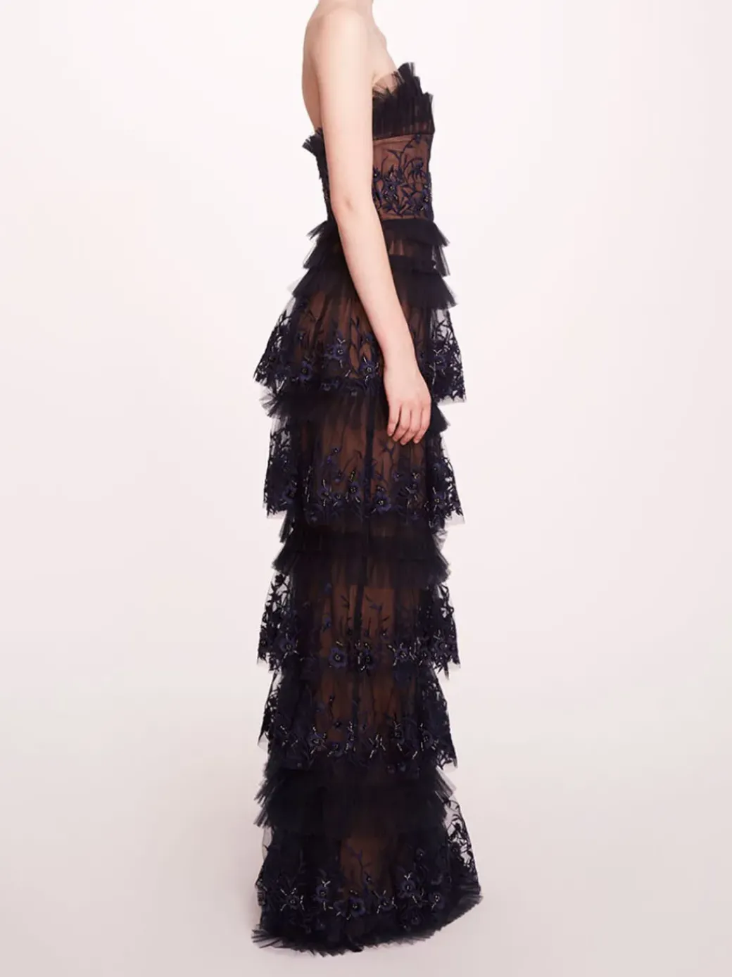 Tiered Terrarium Column Gown
