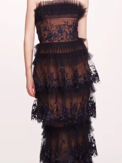 Tiered Terrarium Column Gown