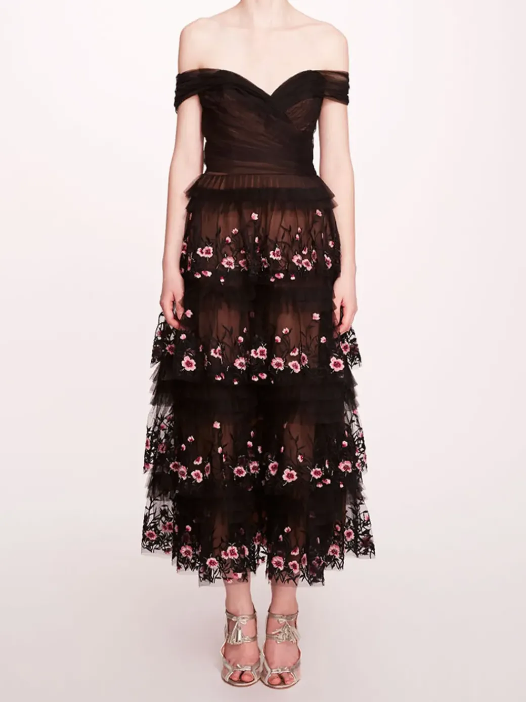 Tiered Terrarium Midi Dress