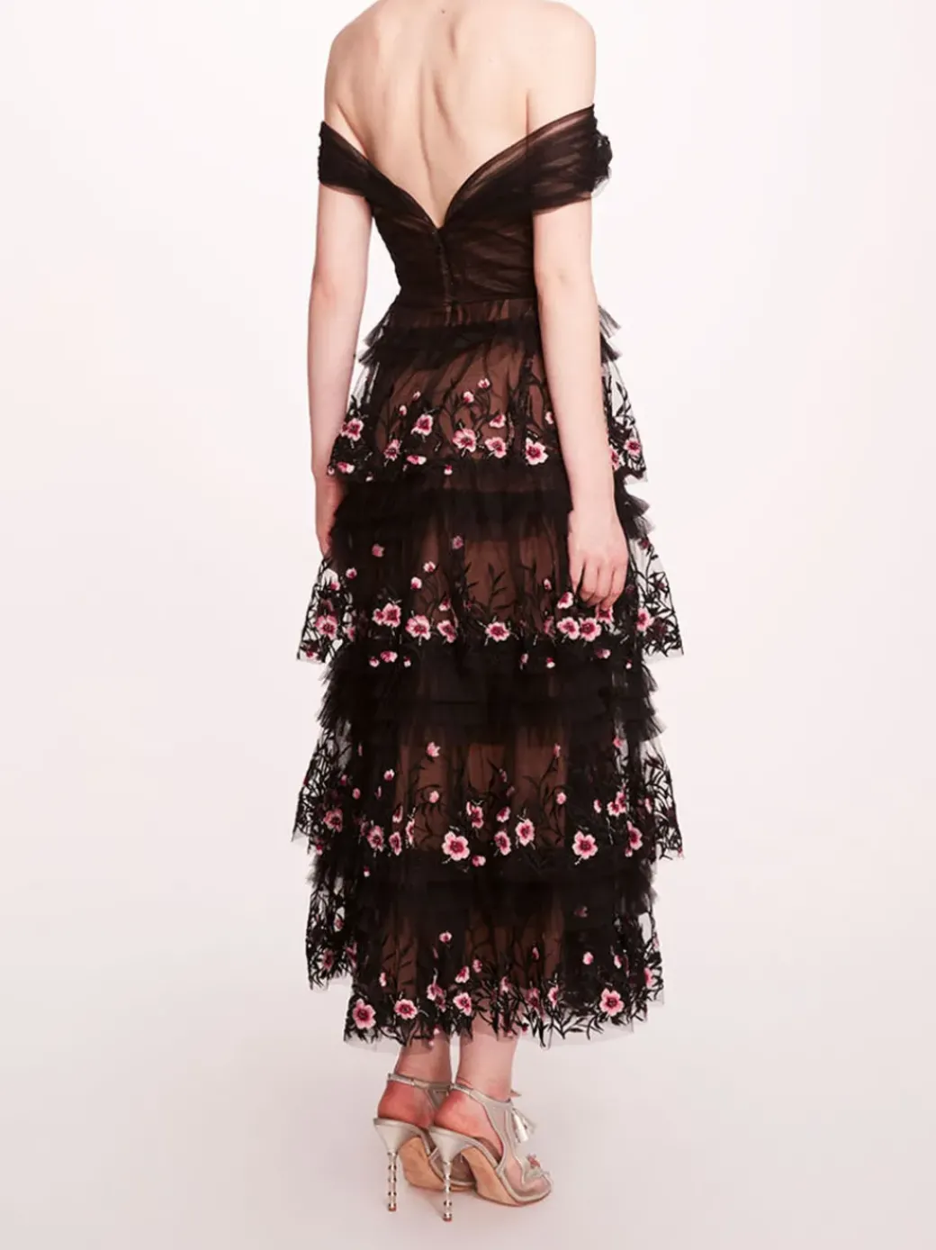 Tiered Terrarium Midi Dress