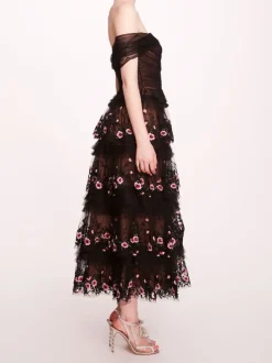 Tiered Terrarium Midi Dress