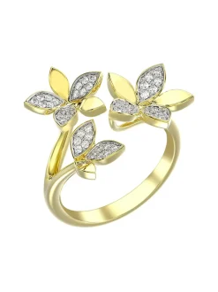 Wild Flower Yellow Gold Ring